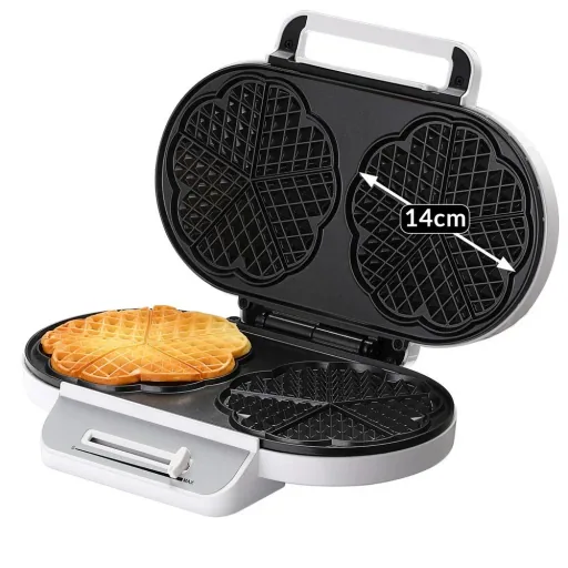 Waffeleisen - 1200 W - Herzform