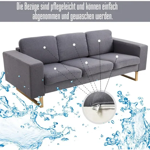 Polstersofa als 3-Sitzer