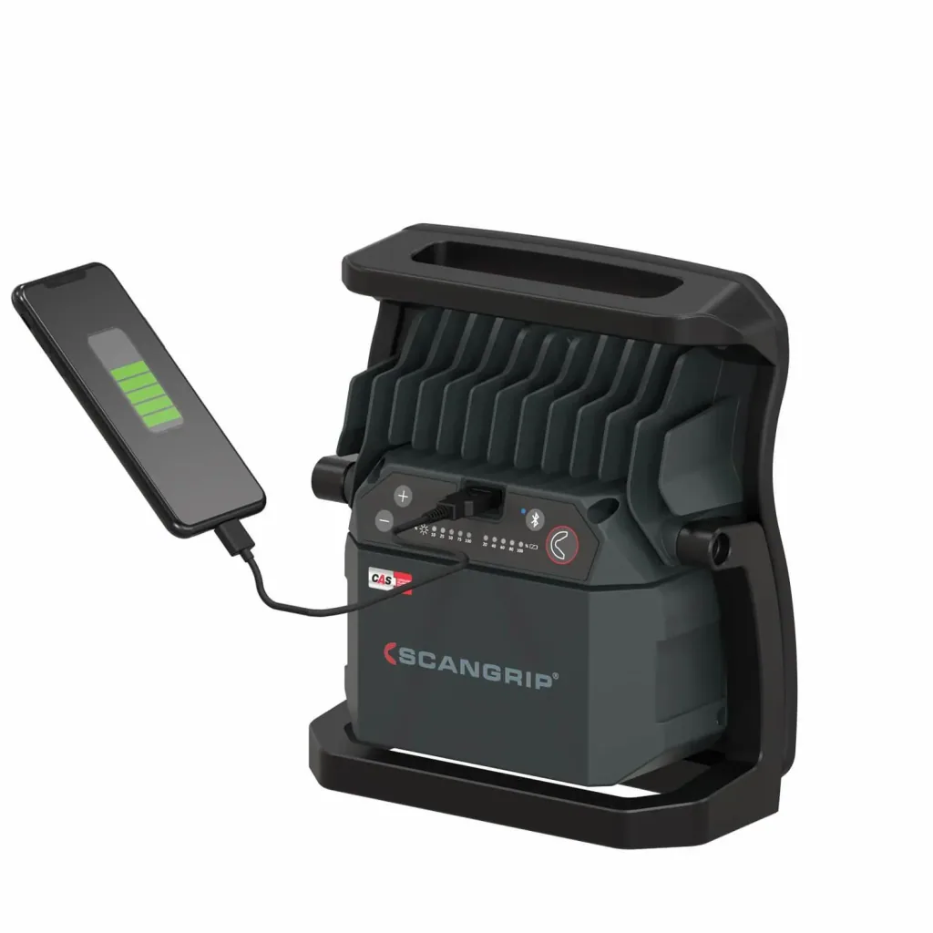 Handflutlichtstrahler NOVA 4 CAS mit abnehmbarem Diffuser