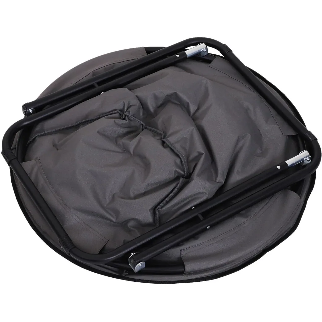 Klappstuhl Klappsessel Campingstuhl Gartenstuhl faltbar Grau 80 x 80 x 75 cm