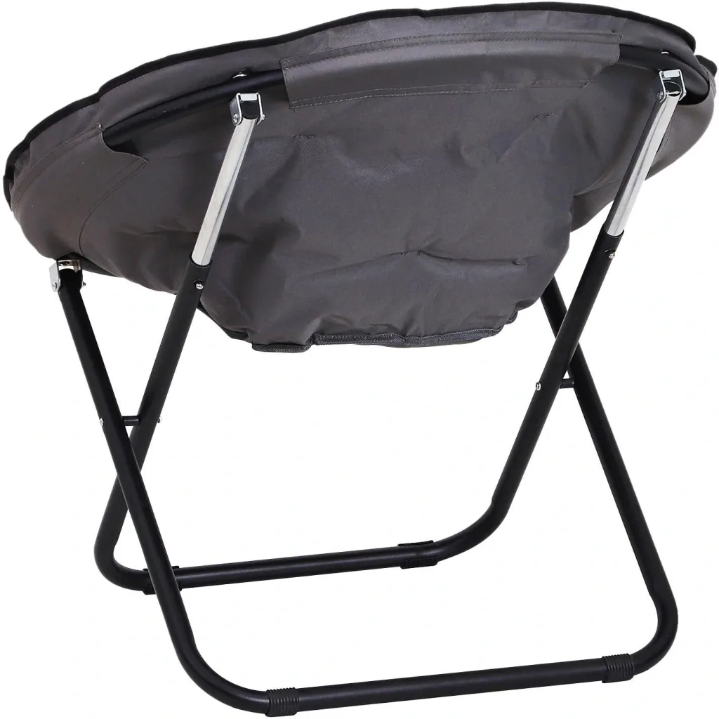 Klappstuhl Klappsessel Campingstuhl Gartenstuhl faltbar Grau 80 x 80 x 75 cm