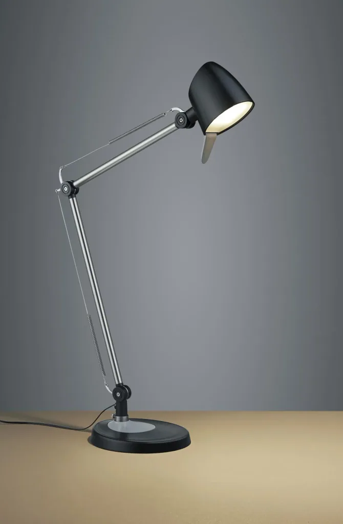 LED-Klemm-/Tisch-/Wandleuchte RADO, 5W LED, 550 lm, 3000+4000+5000K, sschwarz/grau, 4-fach TOUCH