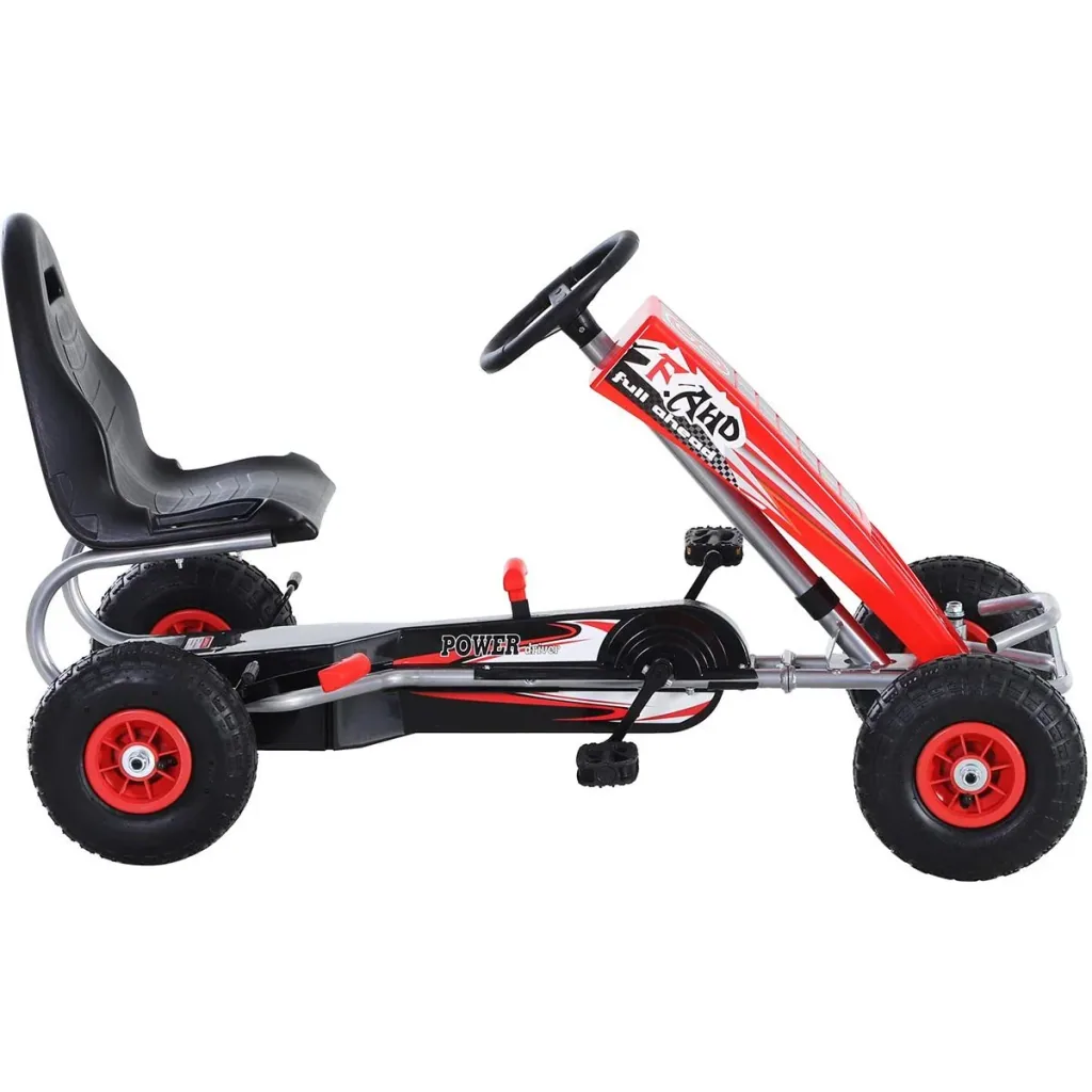 Go-Kart mit Handbremse rot