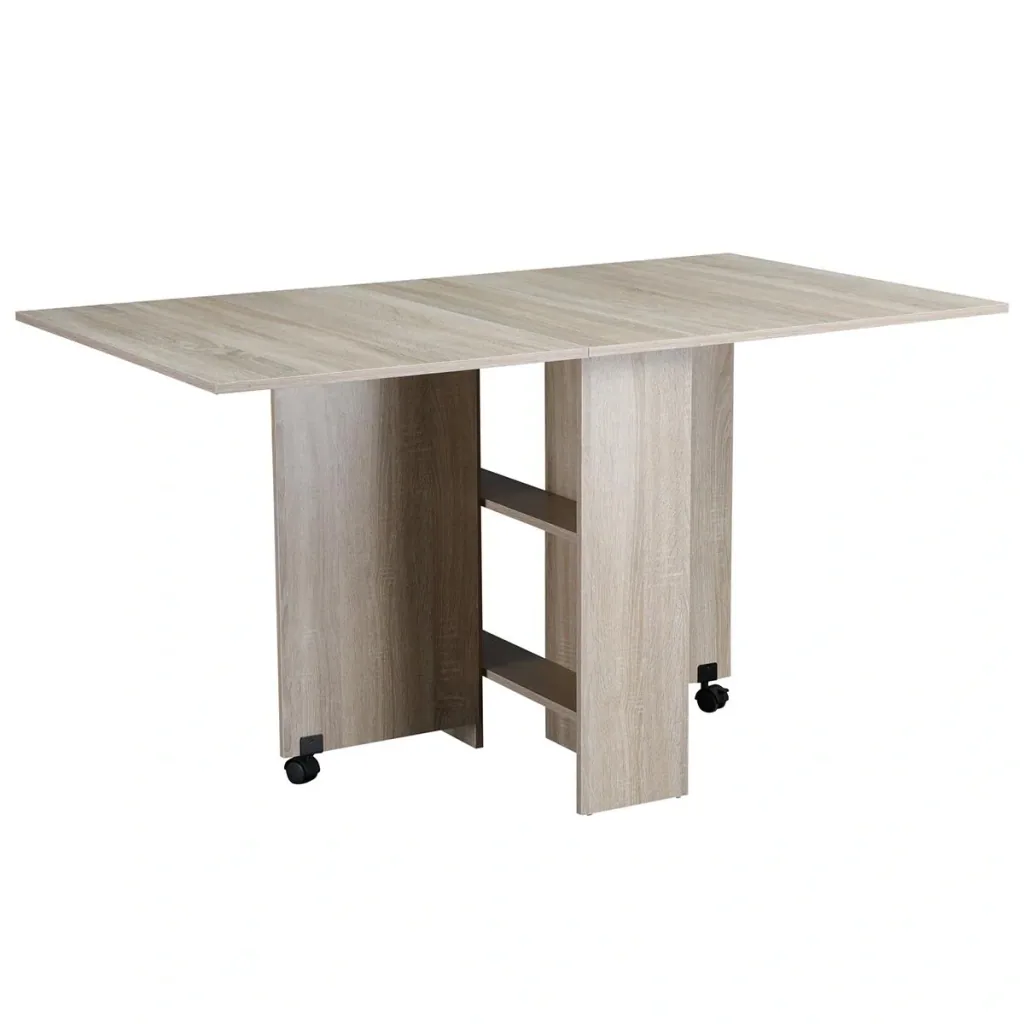 Esstisch Klapptisch Schreibtisch Beistelltisch Tisch Ablagefläche Holz Natur 80 x 140 x 74 cm