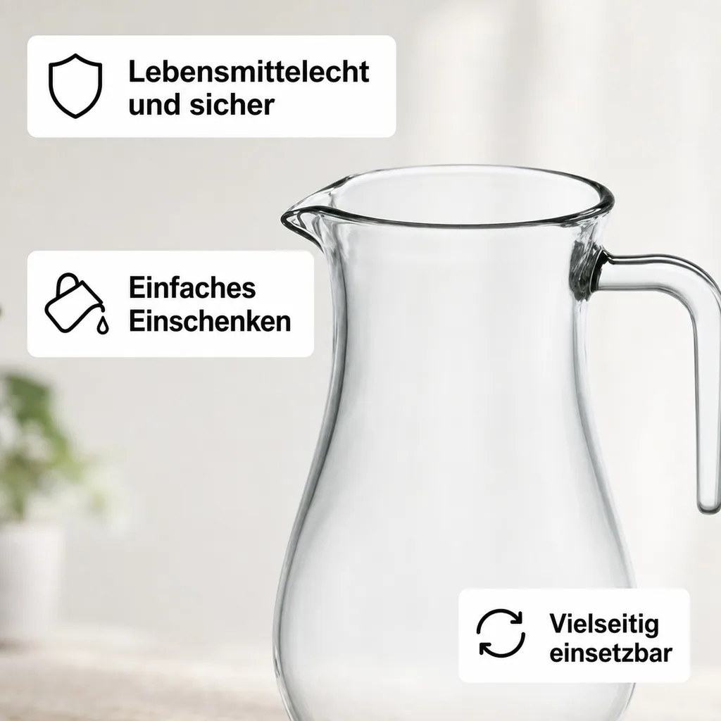 Pitcher, Wasserkrug - 0,3 L, policarbonat
