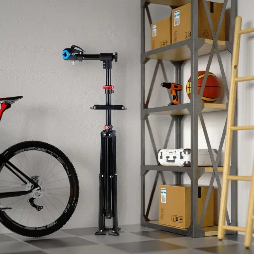 Fahrradständer höhenverstellbar - 108 bis 190cm - bis zu 30kg