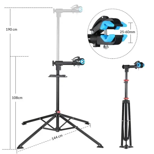 Fahrradständer höhenverstellbar - 108 bis 190cm - bis zu 30kg