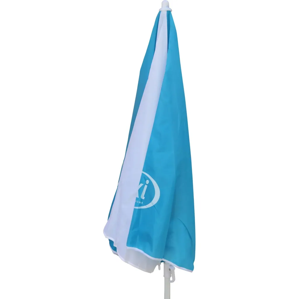 Regenschirm Ø125 cm - Blau/weiß