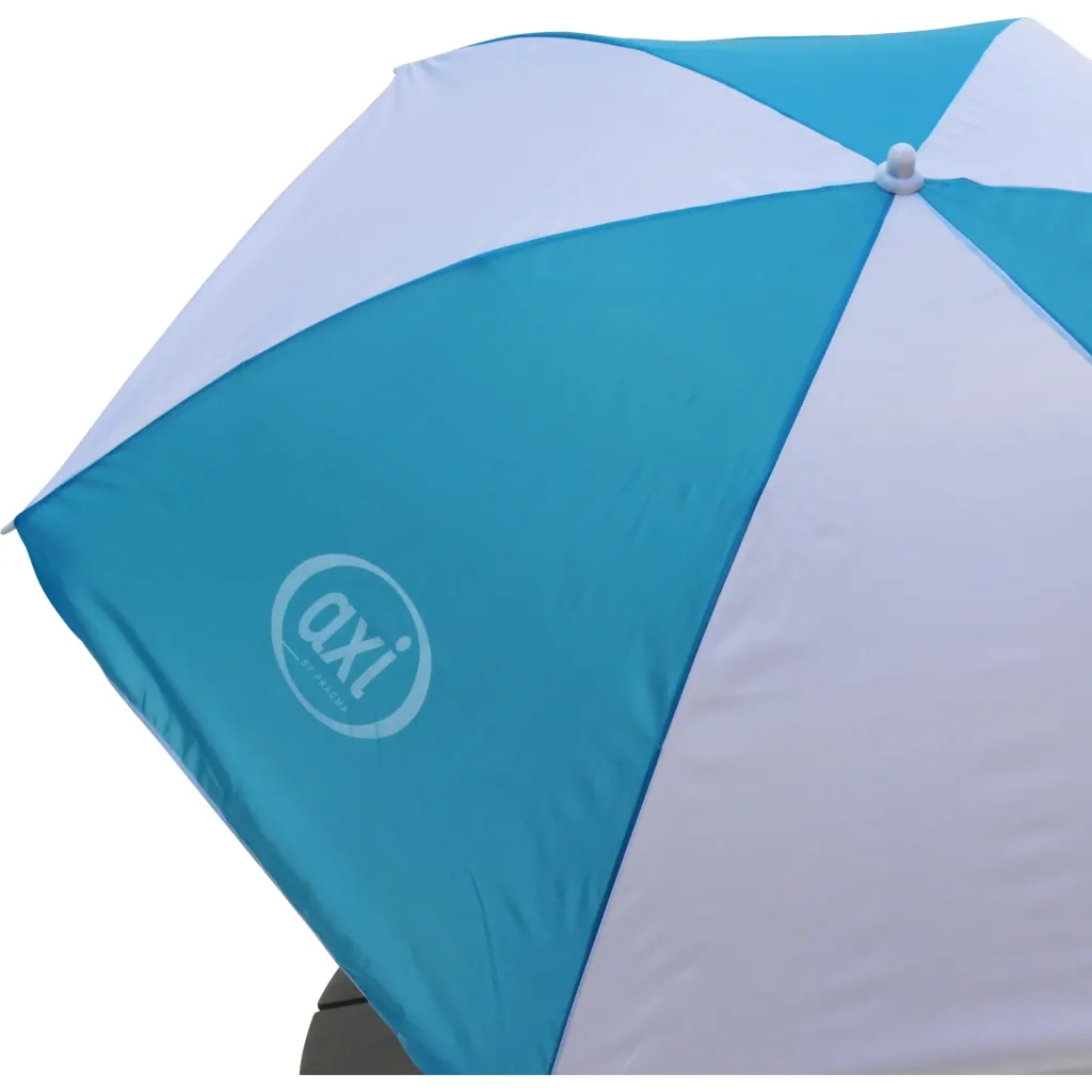 Regenschirm Ø125 cm - Blau/weiß