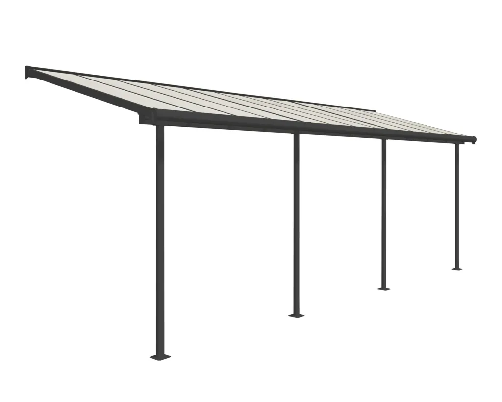 Palram Terrassendach Sierra 230 x 670 cm grau
