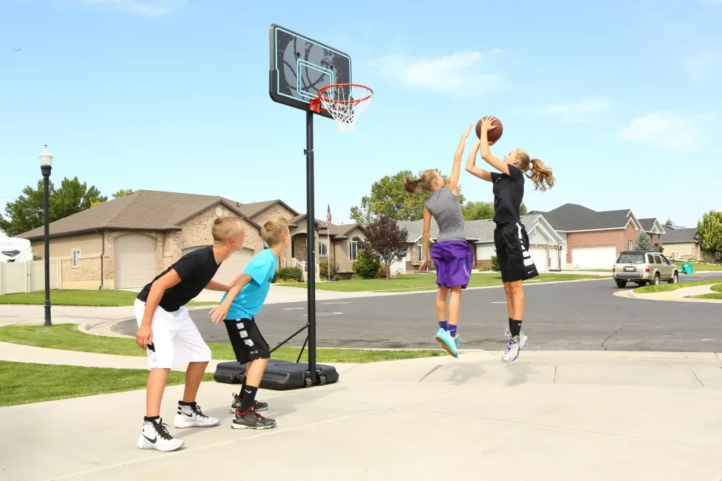 Basketball Korb Texas Blau/Schwarz