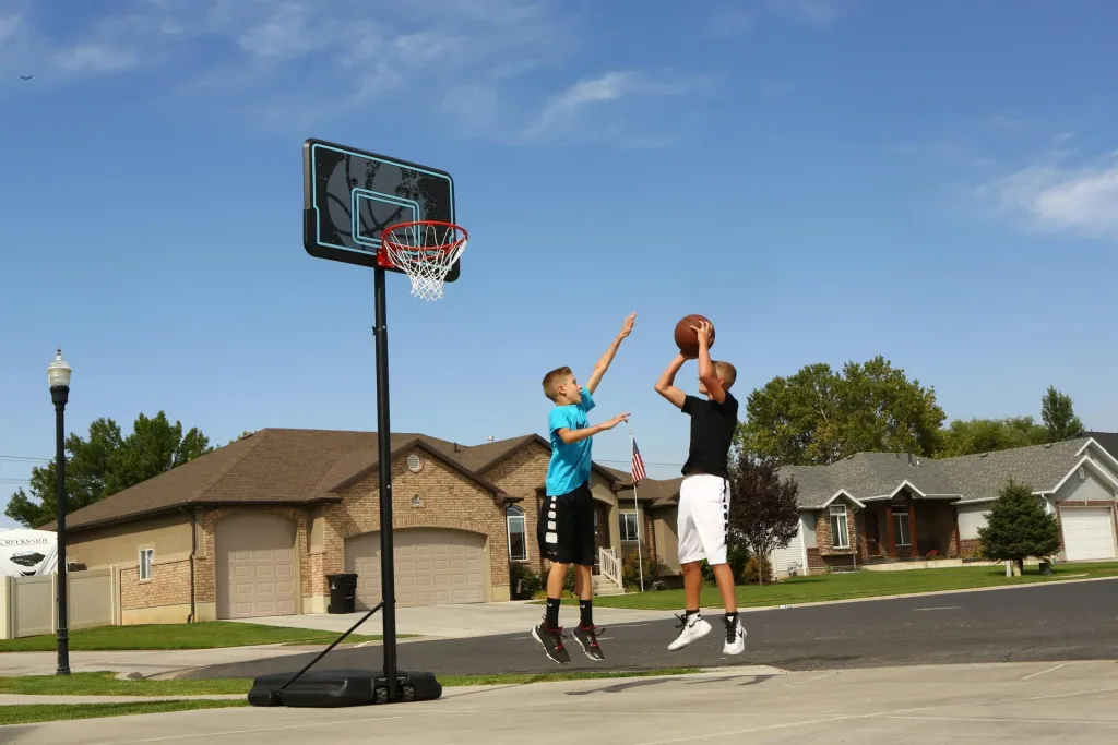 Basketball Korb Texas Blau/Schwarz