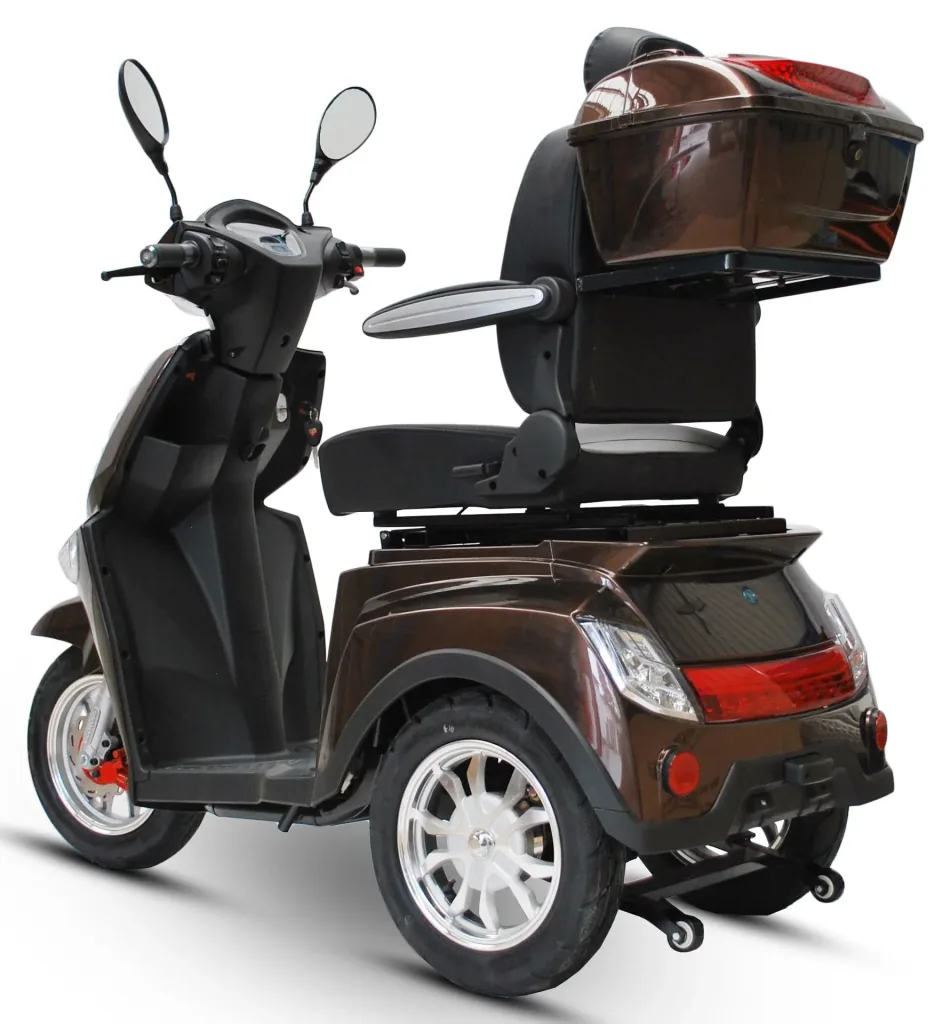 Elektromobil braun - 25 km/h - 1000 Watt - Seniorenmobil
