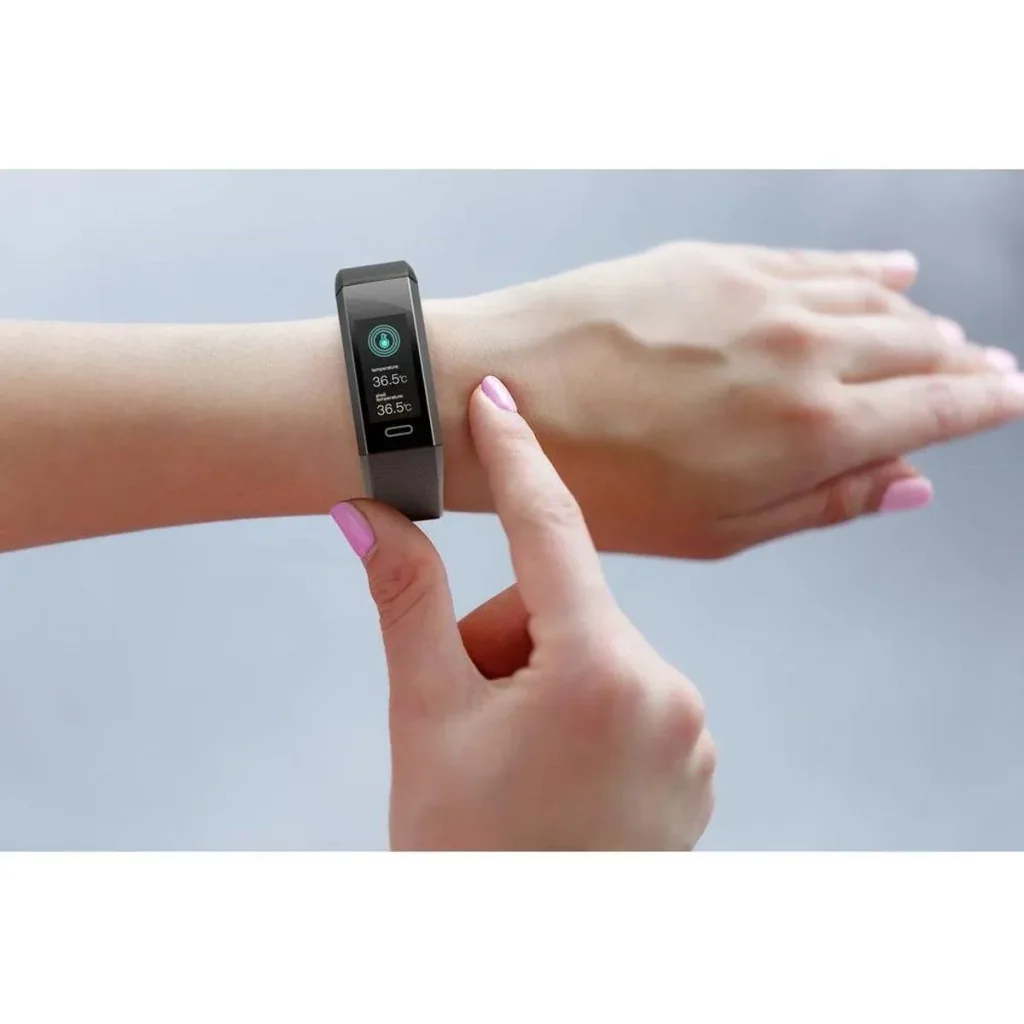 Fitness-Tracker mit Temperaturanzeige