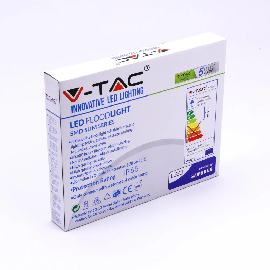 VT-150-G LED-Flutlicht - 150 W - 12000 Lumen - 4000K - grau