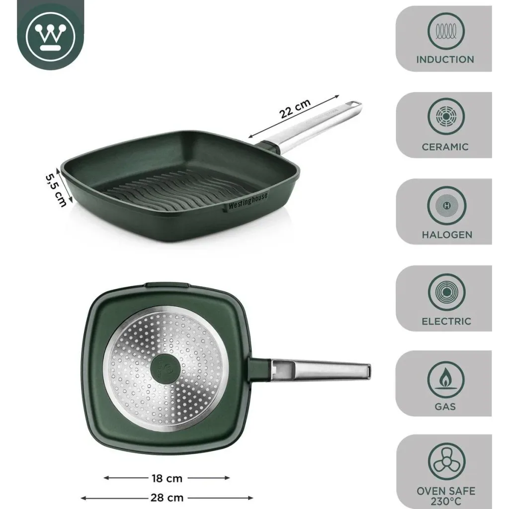 Performance Series Grillpfanne - Backofen geeignet - 28 cm - Grün