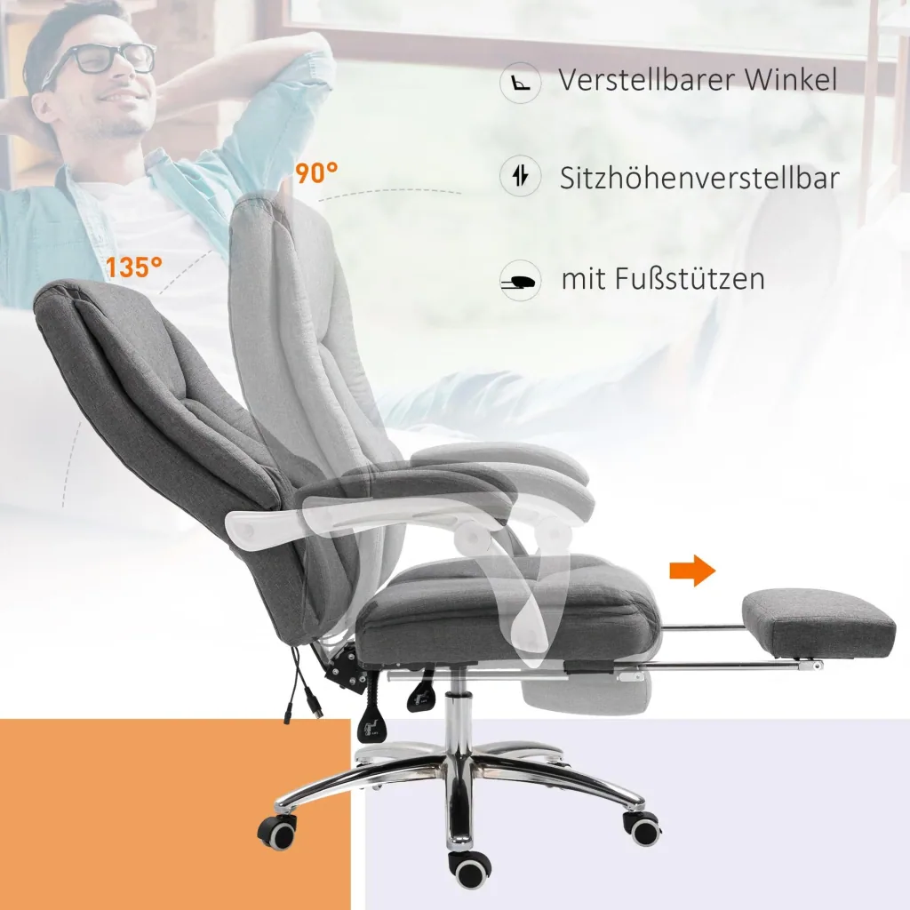 Bürostuhl mit Massagefunktion