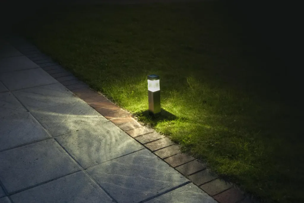 Solar Edelstahl Leuchten – 4 Stück