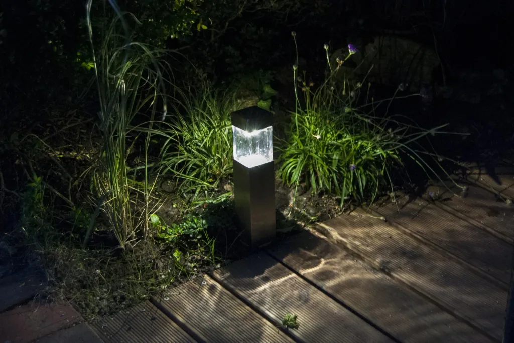 Solar Edelstahl Leuchten – 4 Stück
