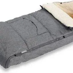 Kinderwagenfußsack Grau | Teddy | Kinderwagenfußsack Grau | Maxi-Cosi | mit Aufbewahrungstasche