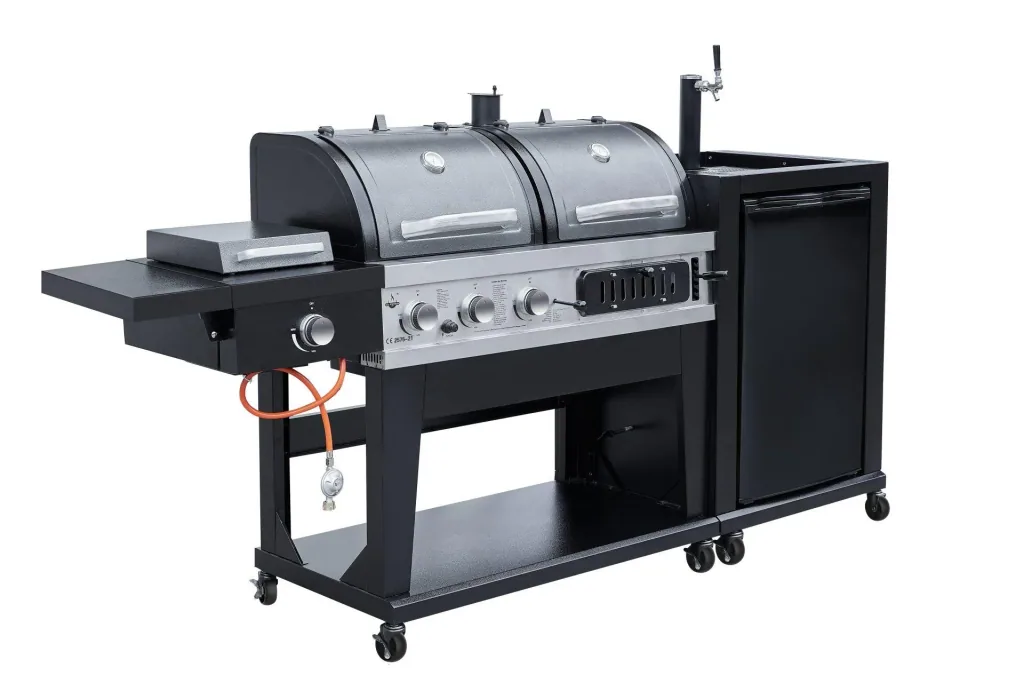 3 in 1 Kombi-Grill mit Bierkühler und Zapfanlage