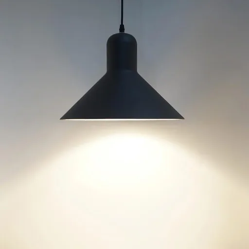 Hängeleuchte Deckenstrahler Industrie Vintage E27 40W Küche Bar Metall schwarz ?34,5 x H28 cm (ohne Birne)