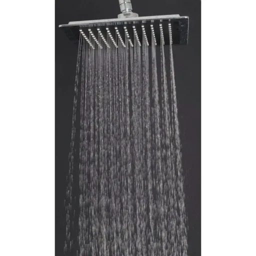 Luxus XL-Duschset mit Regendusche (quadratisch)