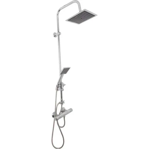 Luxus XL-Duschset mit Regendusche (quadratisch)