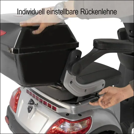 4-Rad E-Mobil Palermo 25 km/h silber