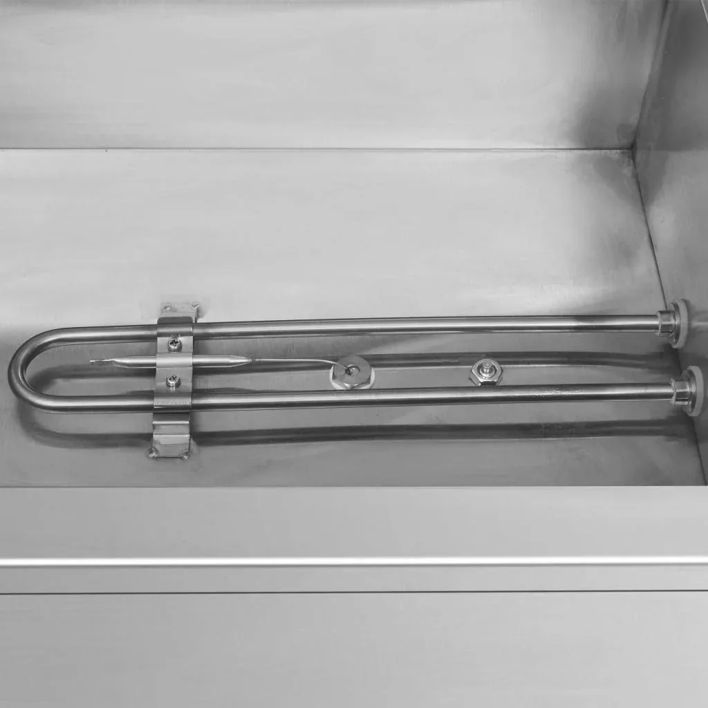 Speisenwärmer Bain-Marie mit 4 Schalen GN 1/2 aus Edelstahl