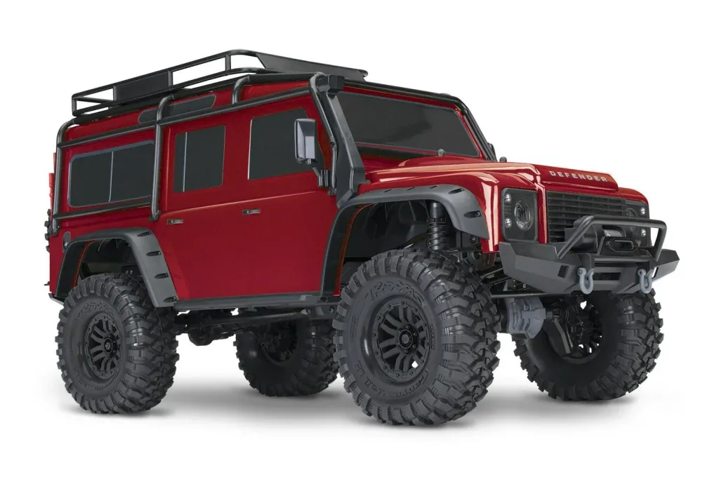 TRX-4 Land Rover Crawler 1/10 rot Crawler 2.4GHz (Link-fähig) ohne Akku, ohne Lader
