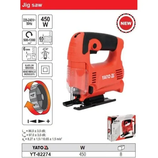 Stichsäge - 450W - 3100 min-1