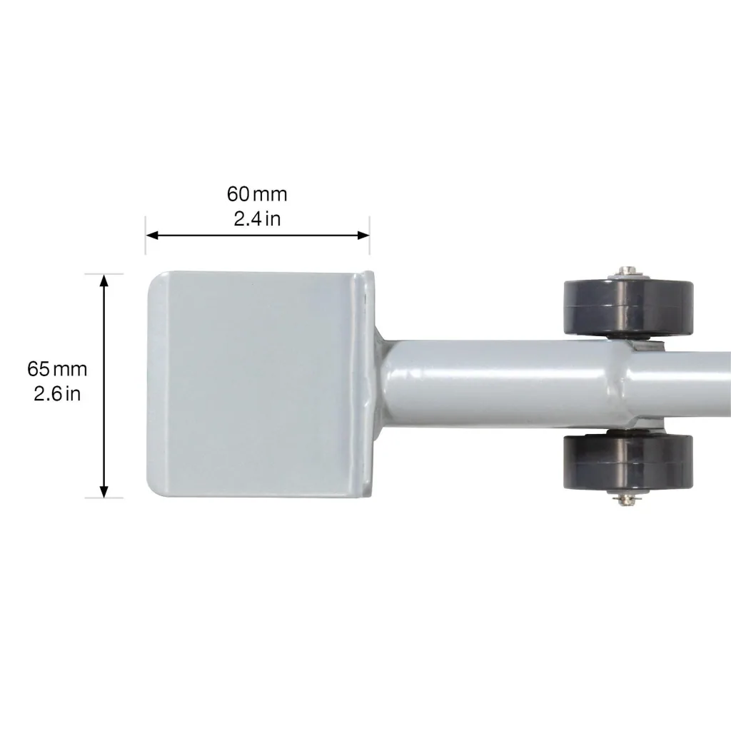 Transporthilfe MM 4121, 38 x 6,5 x 3,5 cm, softe Rollen Ø 40 mm, Möbelheber, Umzugshelfer, Stahl, Tragkraft 150 kg