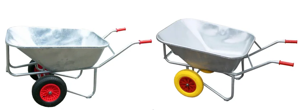 Großmulden-Schubkarre "Farmer II", 200 Liter, 2 aufgeschäumte Wflex-Räder