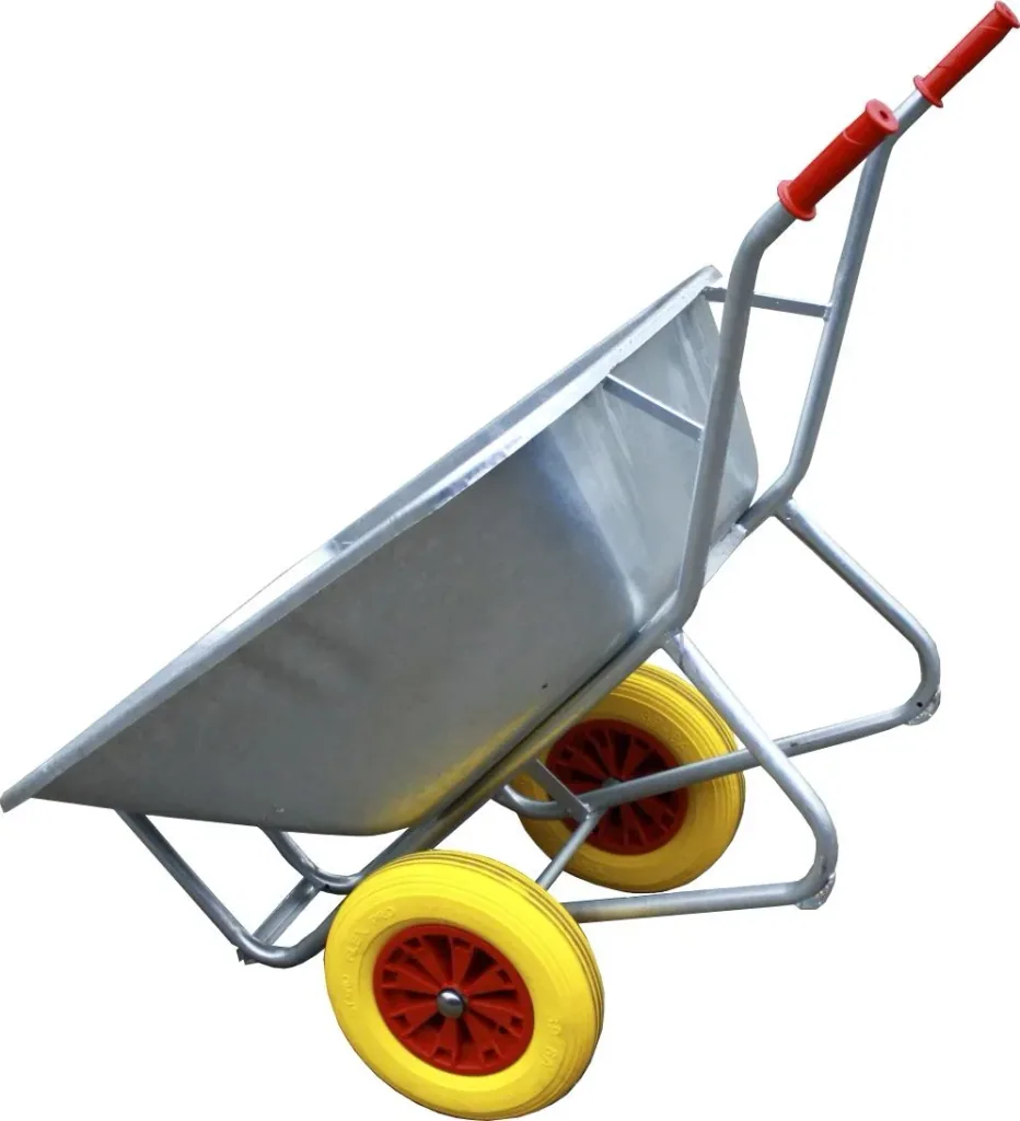 Großmulden-Schubkarre "Farmer II", 200 Liter, 2 aufgeschäumte Wflex-Räder