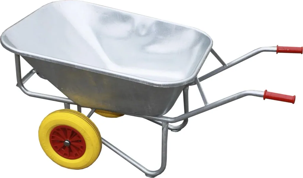 Großmulden-Schubkarre "Farmer II", 200 Liter, 2 aufgeschäumte Wflex-Räder