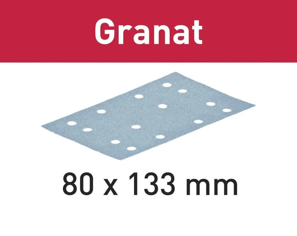 Schleifstreifen STF 80 x 133 P 60, 50 Stück