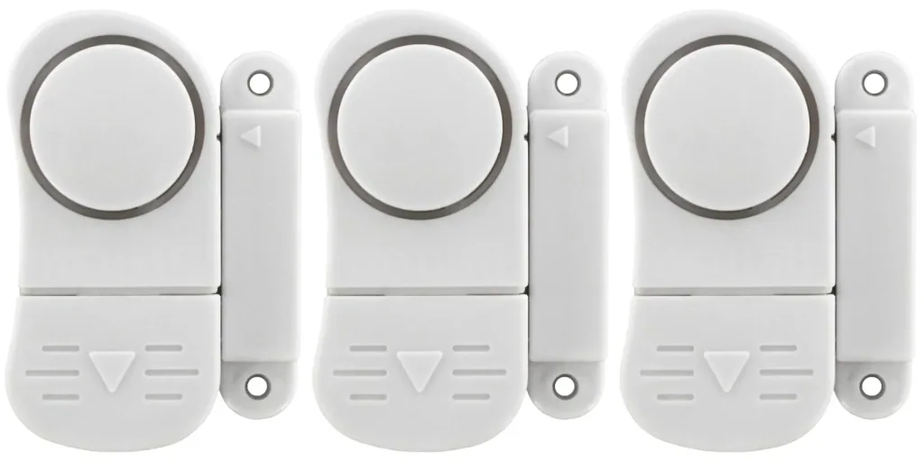 LED Nachtlicht mit Bewegungssensor + geschenkt dazu Mini Tür- und Fensteralarm im 3er Set
