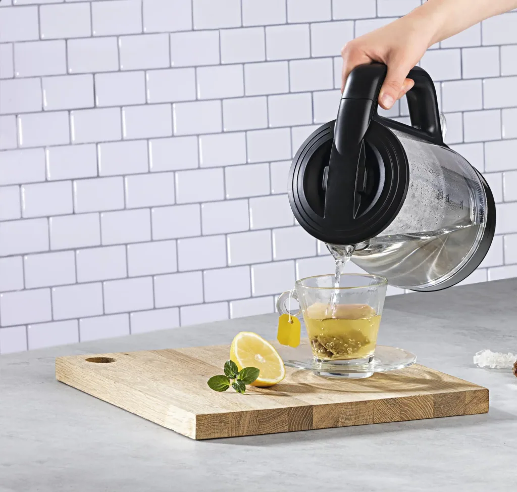 Glas Wasserkocher "Tasse für Tasse" 1,7 Liter, 2200 W