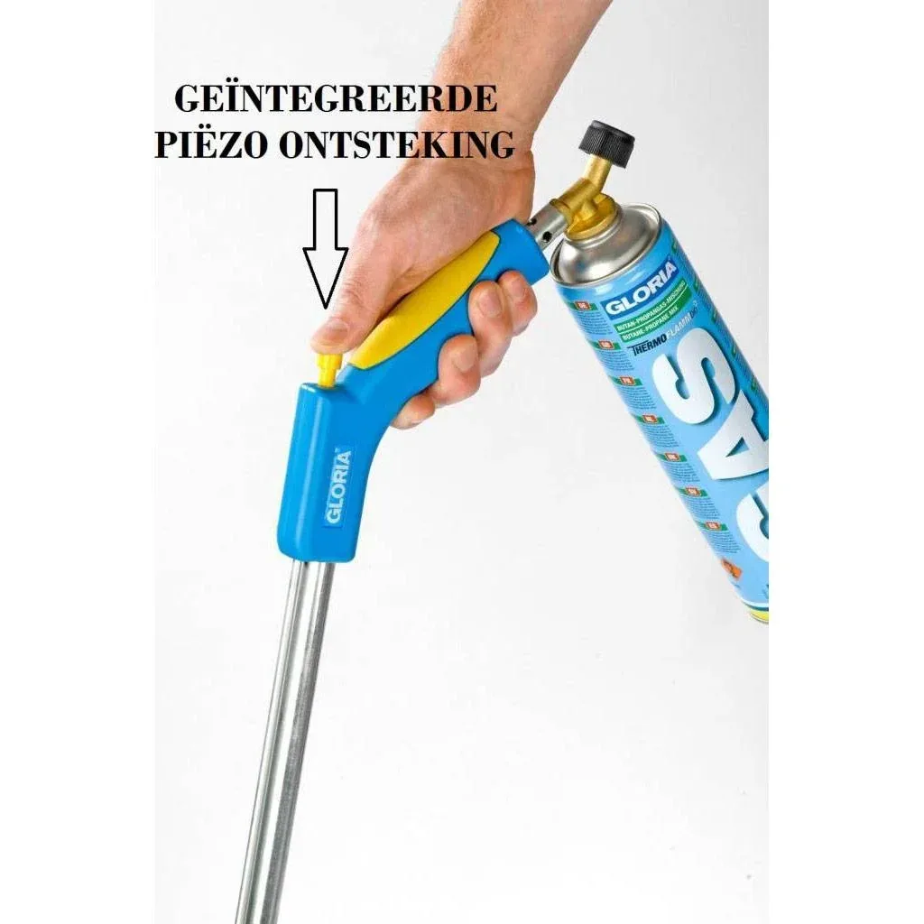 Gloria Thermoflamm Bio Comfort Unkrautbrenner mit Softgriff und kostenloser Gasflasche