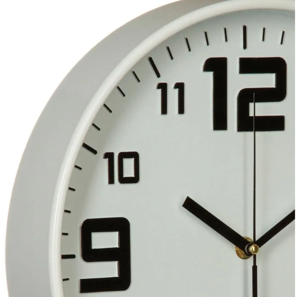 NL Wanduhr - 30 cm - Weiß