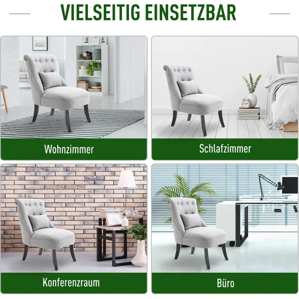 Relaxsessel mit Rückenkissen