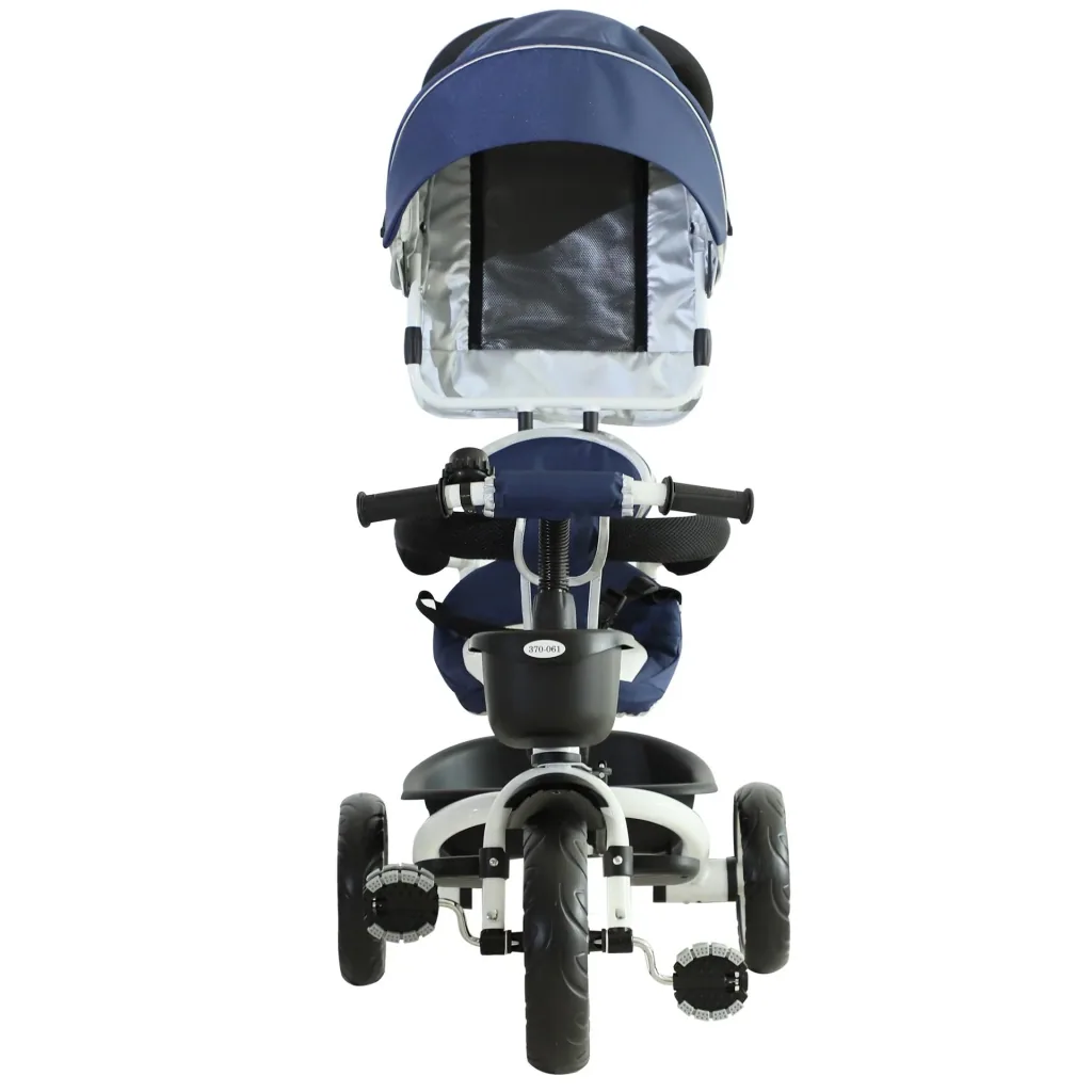 4-in-1 Kinderdreirad mit Sonnendach