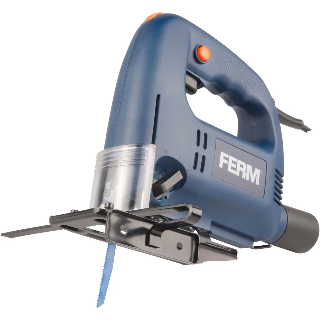 JSM1023 Stichsäge 570W - 4 Pendelpositionen - 45 Grad Einstellbar - Parallelführung - Mit 4 Sägeblätter und Vakuum-adapt