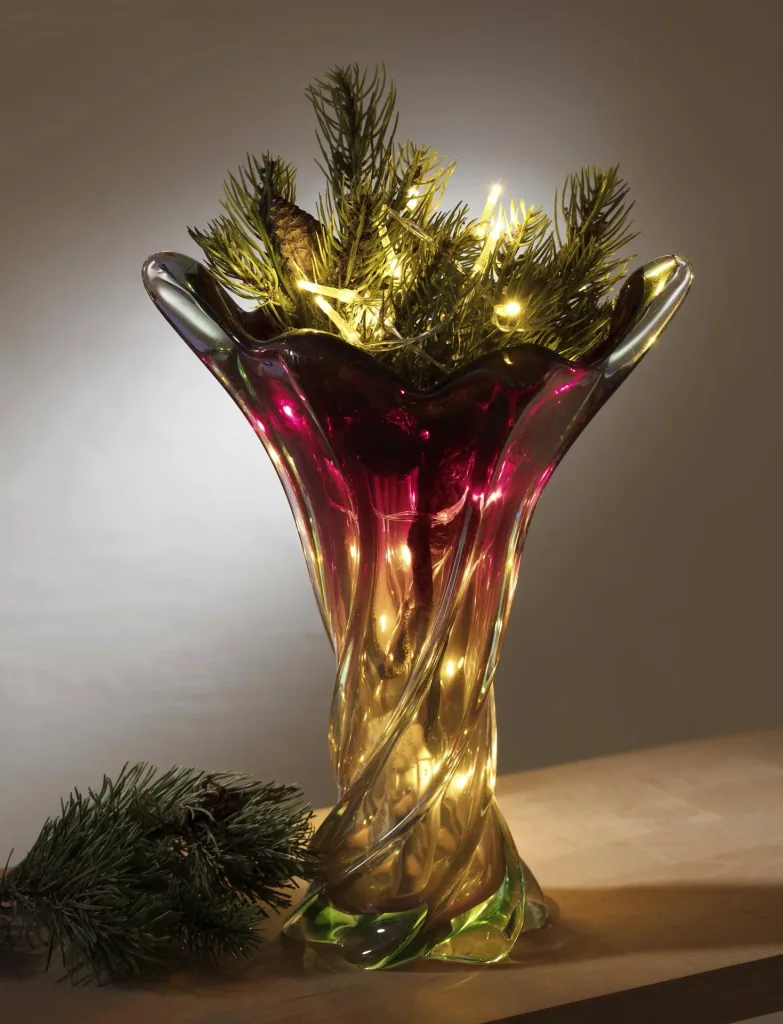LED Lichterkette mit 20 warmweißen LEDs, batteriebetrieben