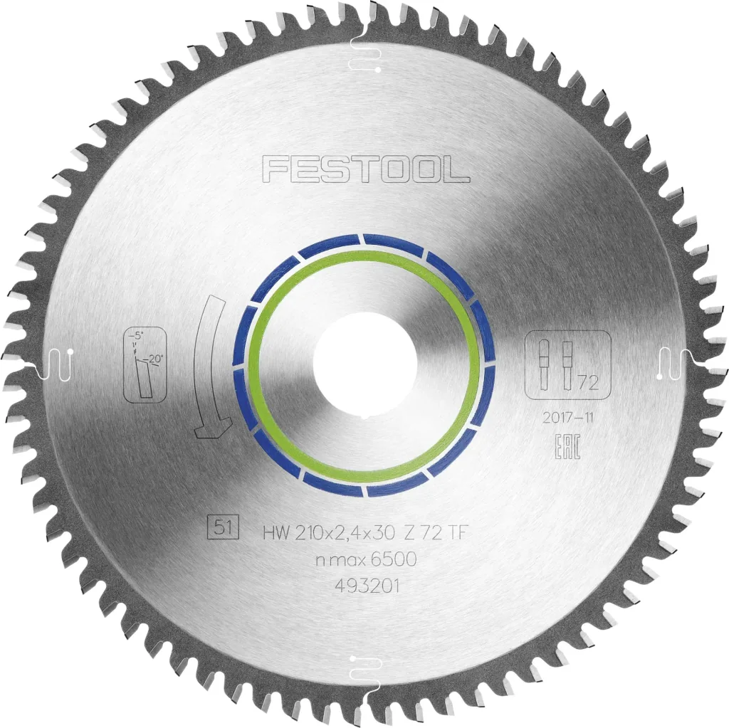 Spezial-Sägeblatt HW 210 x 2,4 x 30 TF72