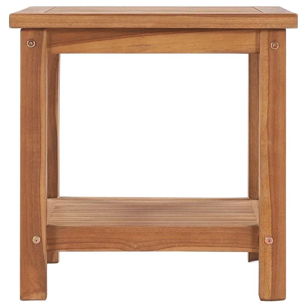 Couchtisch 45x45x45 cm massiv Teak