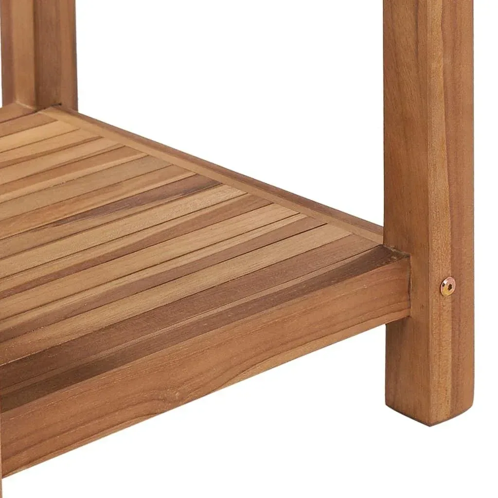 Couchtisch 45x45x45 cm massiv Teak