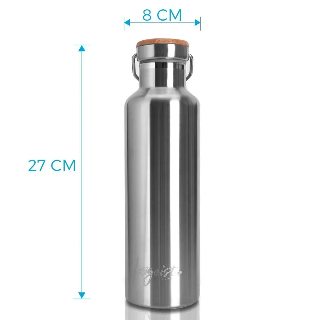 Edelstahl Isolierflasche, doppelwandig vakuumisoliert, 750 ml