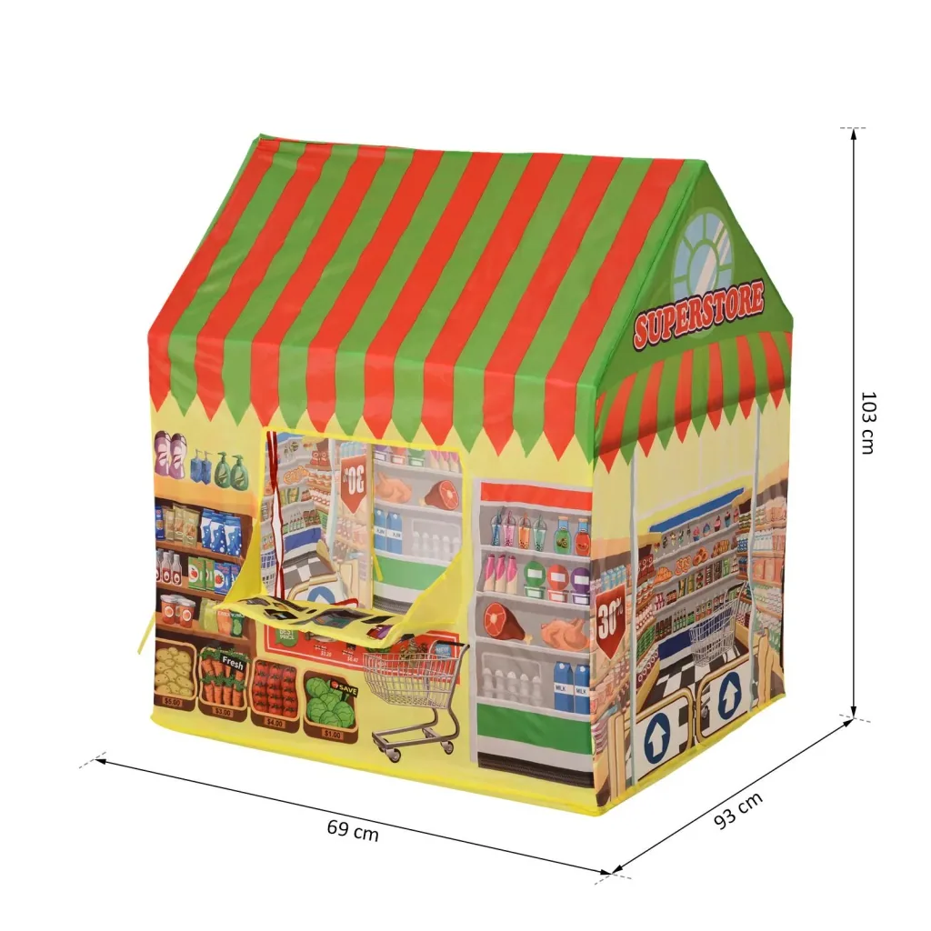 Supermarkt-Spielzelt
